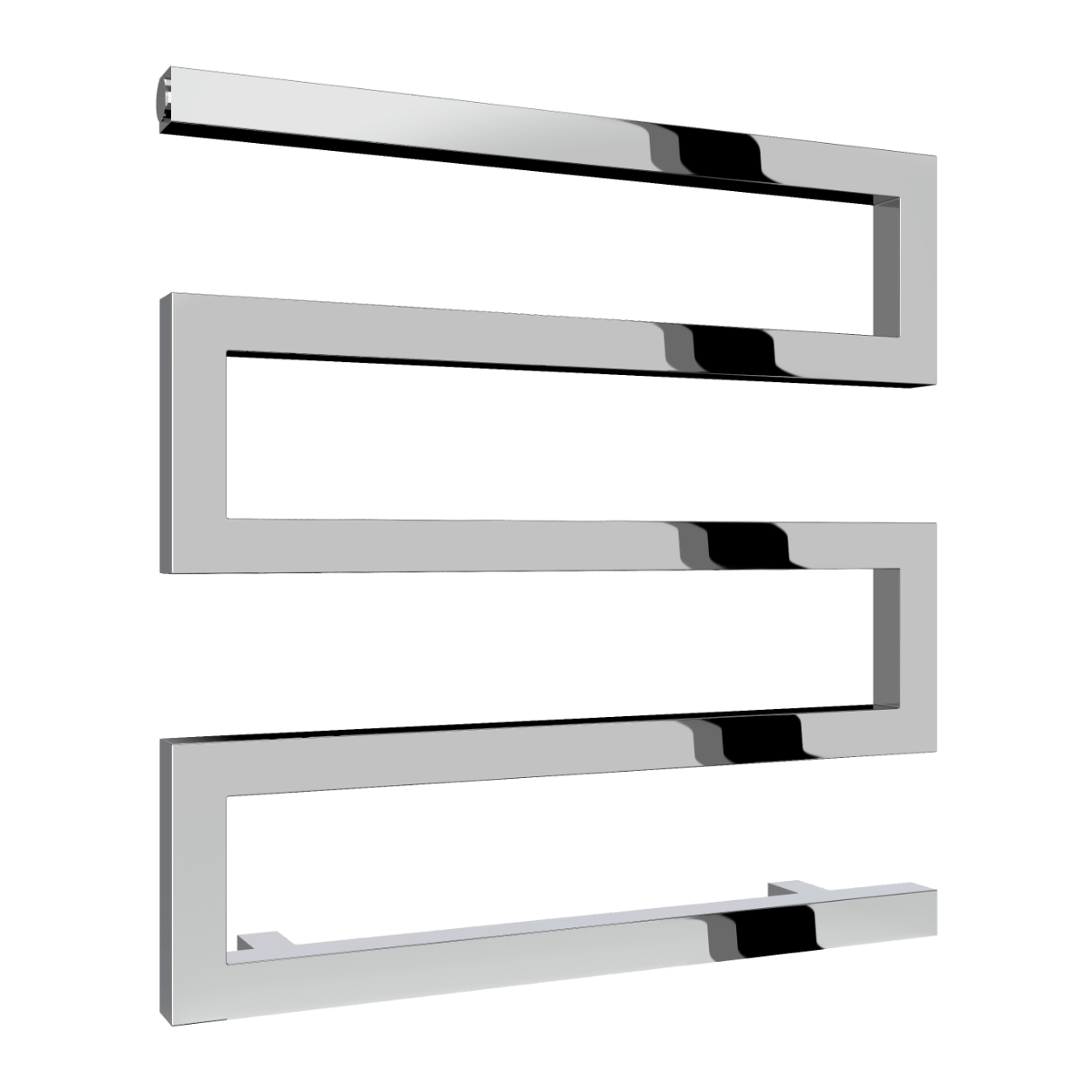 Reina Serpe Geometric Designer Steel Bathroom Radiator in 510H x 500W