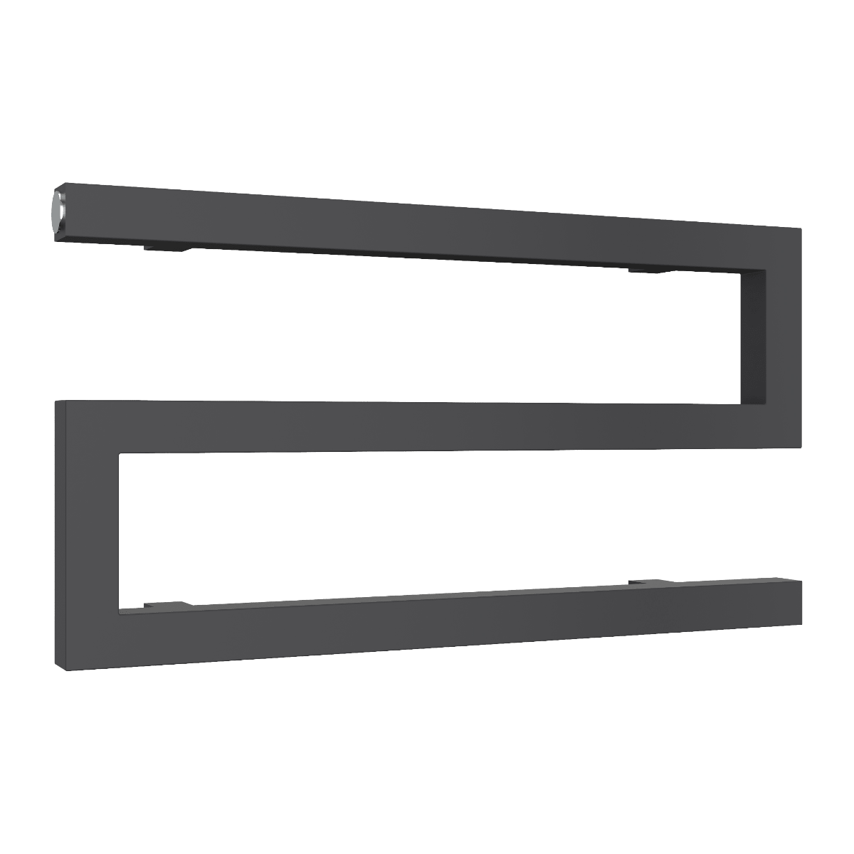 Reina Serpe Geometric Designer Steel Bathroom Radiator in 510H x 500W