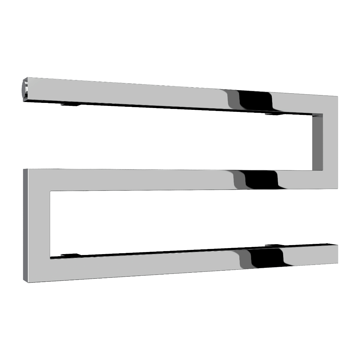 Reina Serpe Geometric Designer Steel Bathroom Radiator in 510H x 500W