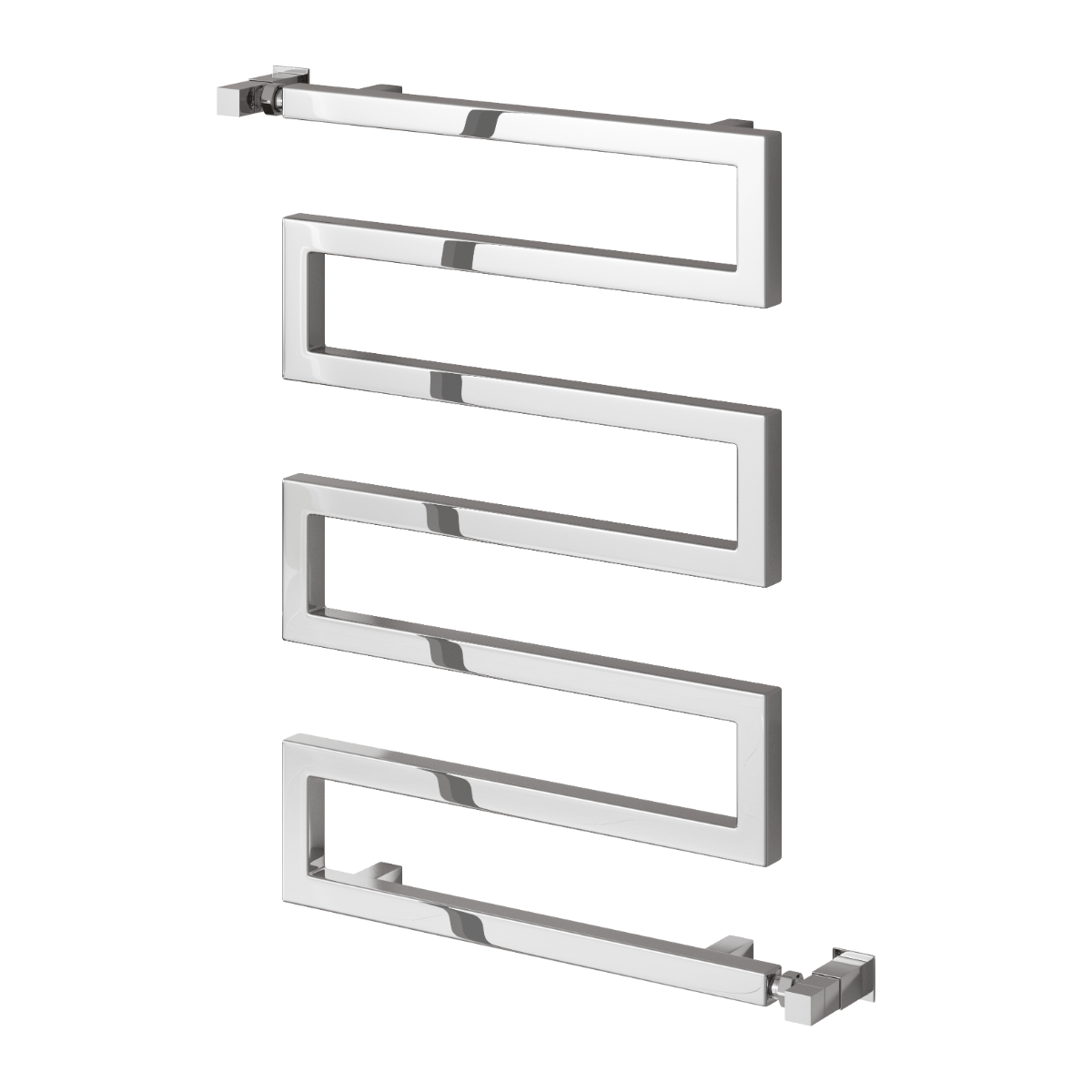 Reina Serpe Geometric Designer Steel Bathroom Radiator in 750H x 500W