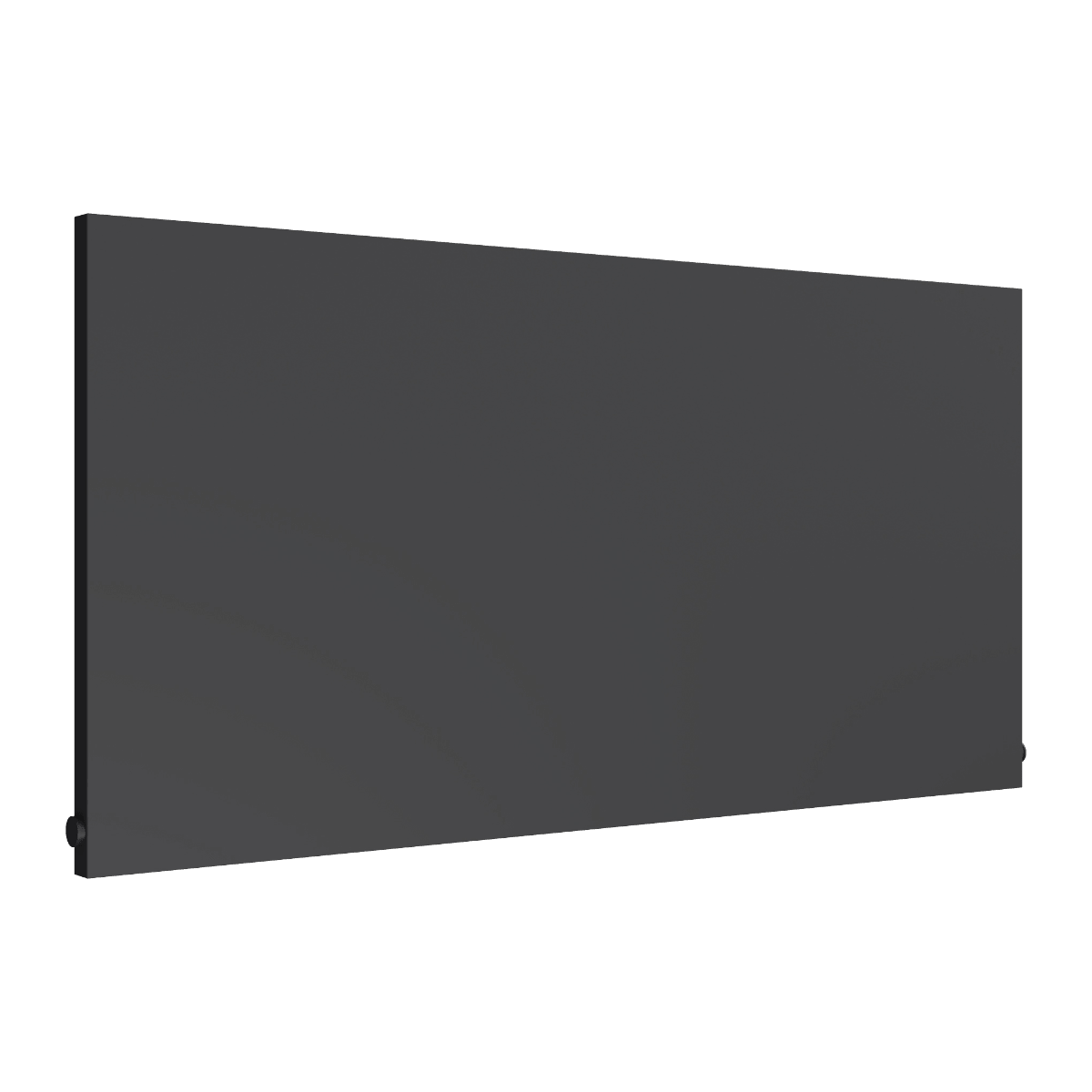 Reina Slimline Horizontal Flat Panel Steel Radiator in Anthracite