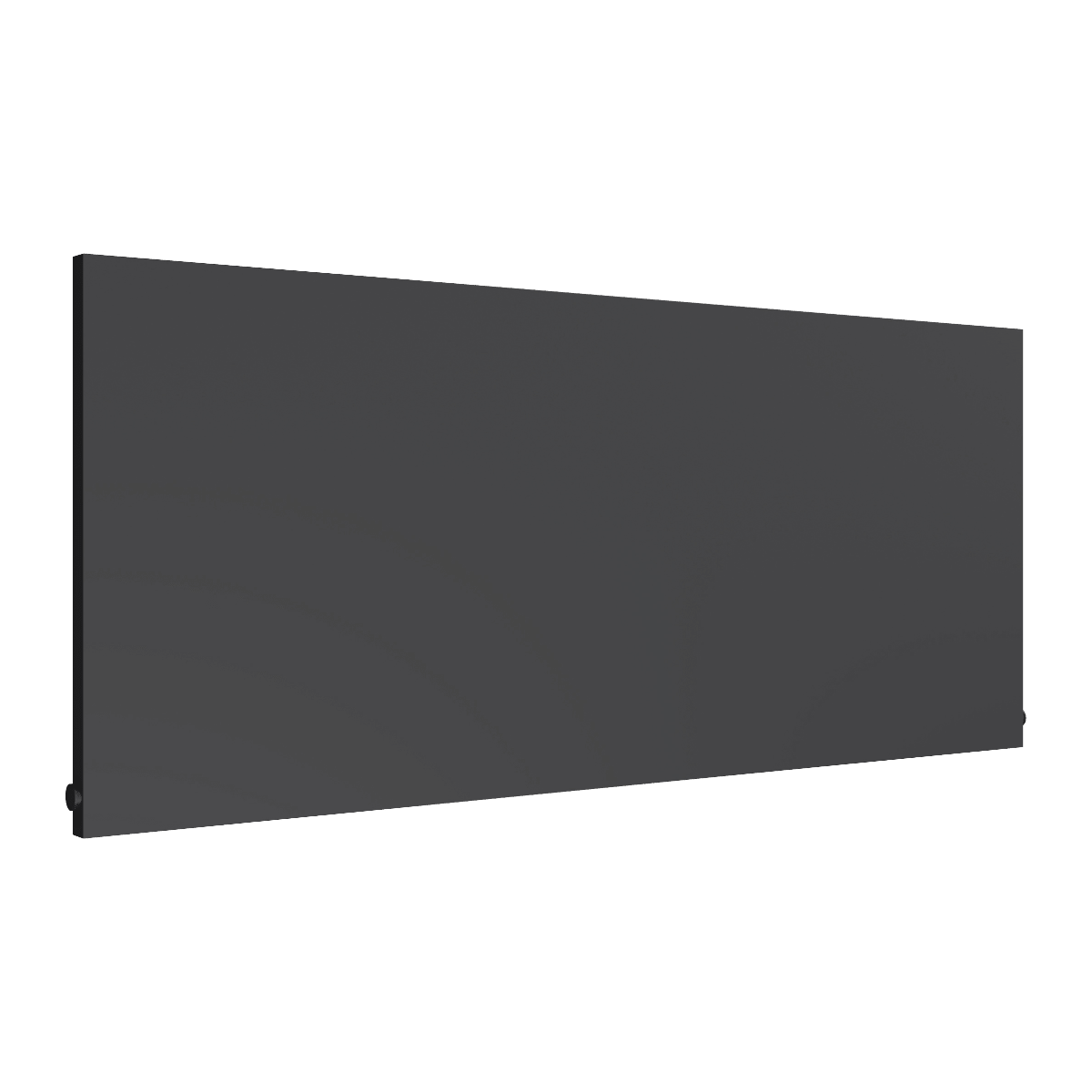 Reina Slimline Horizontal Flat Panel Steel Radiator in Anthracite