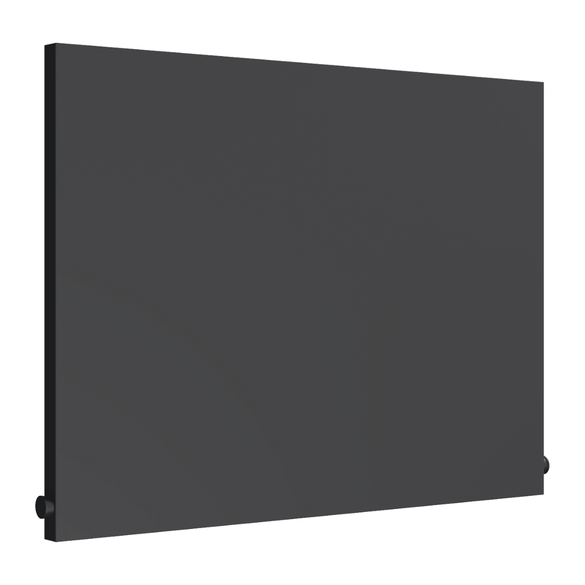 Reina Slimline Horizontal Flat Panel Steel Radiator in Anthracite