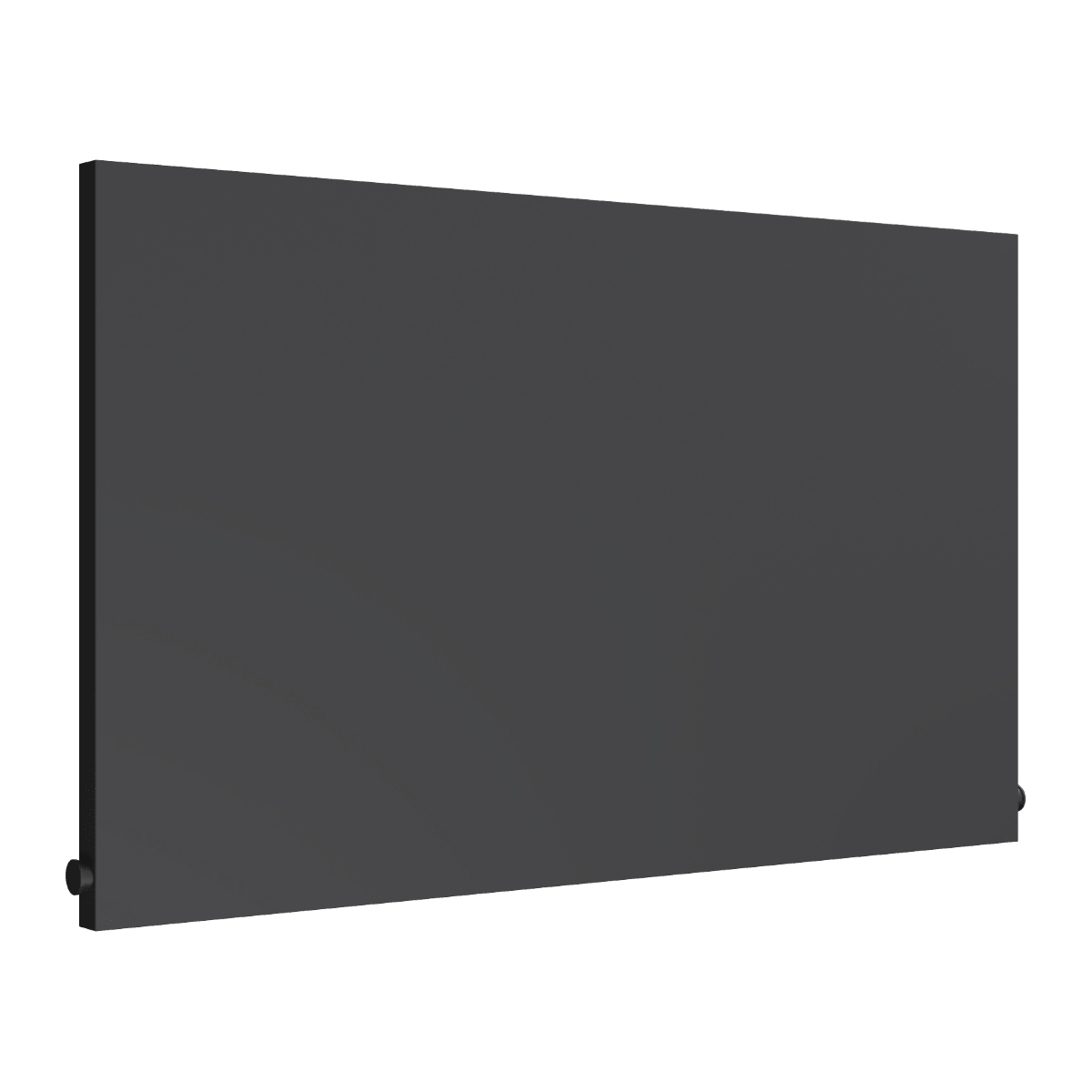 Reina Slimline Horizontal Flat Panel Steel Radiator in Anthracite