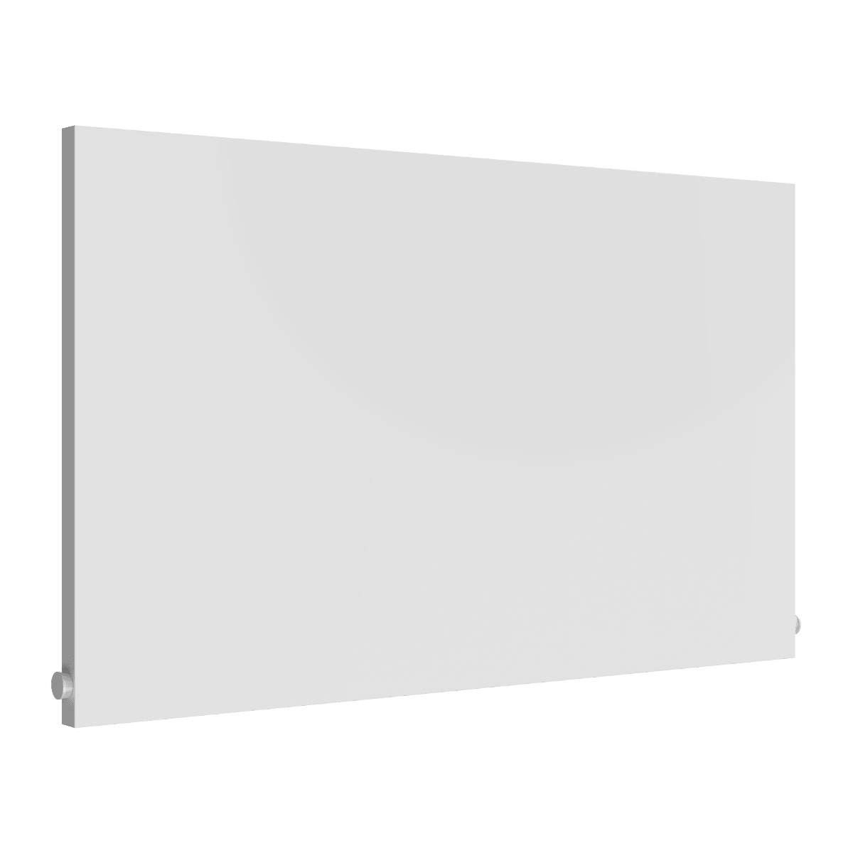 Reina Slimline Horizontal Flat Panel Steel Radiator in White