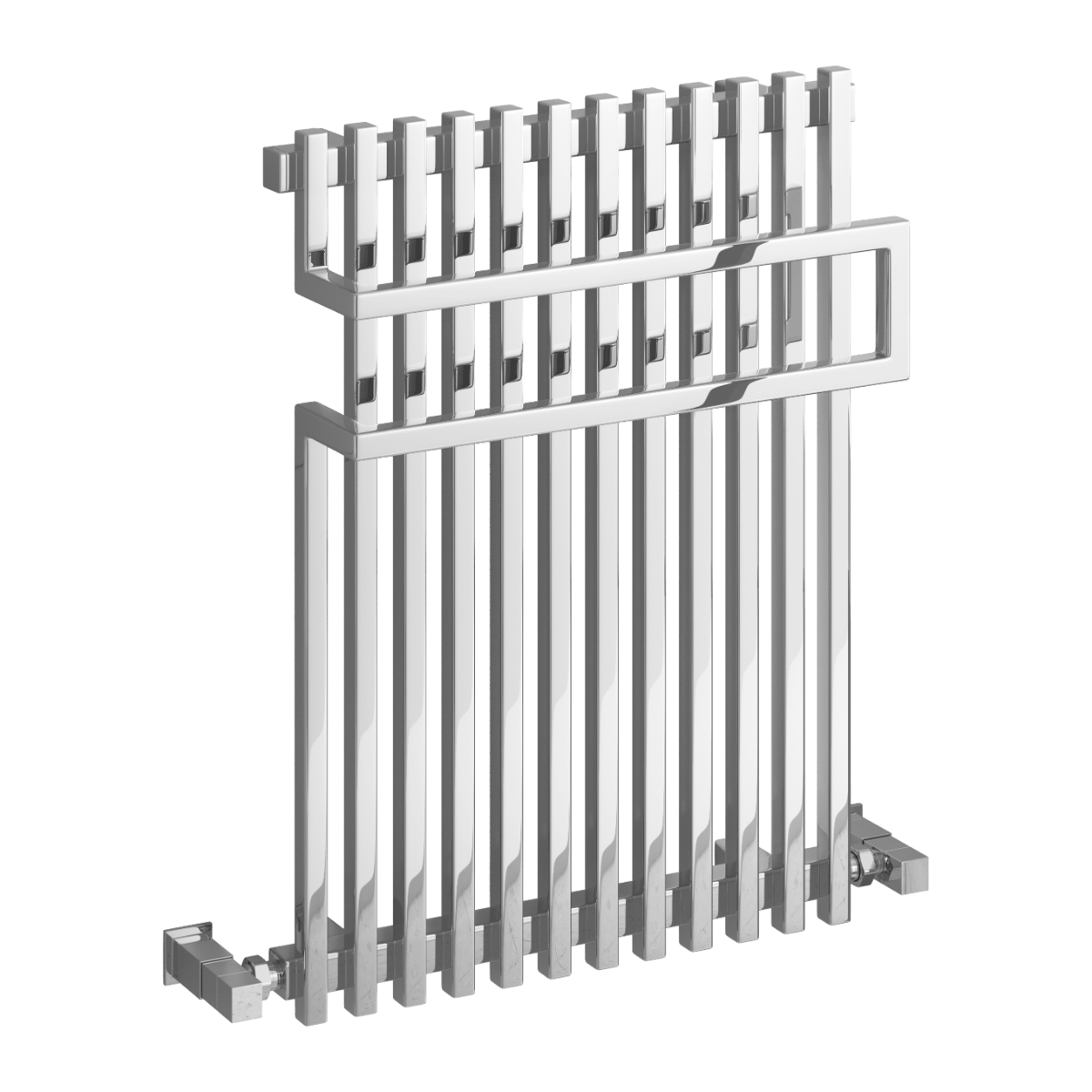 Reina Sori Modern Towel Radiator in Chrome