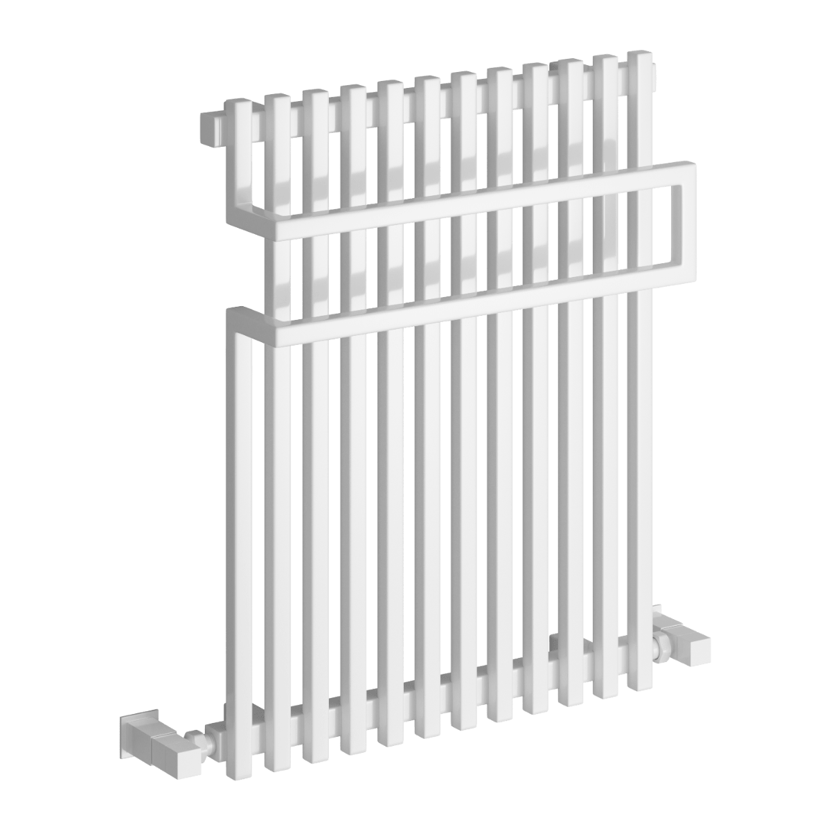 Reina Sori Modern Towel Radiator in White