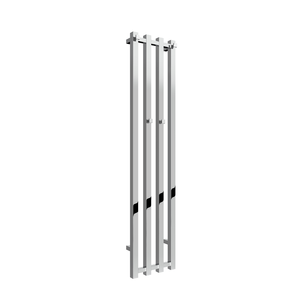 Reina Todi Vertical Bar Bathroom Radiator in 1200H x 260W