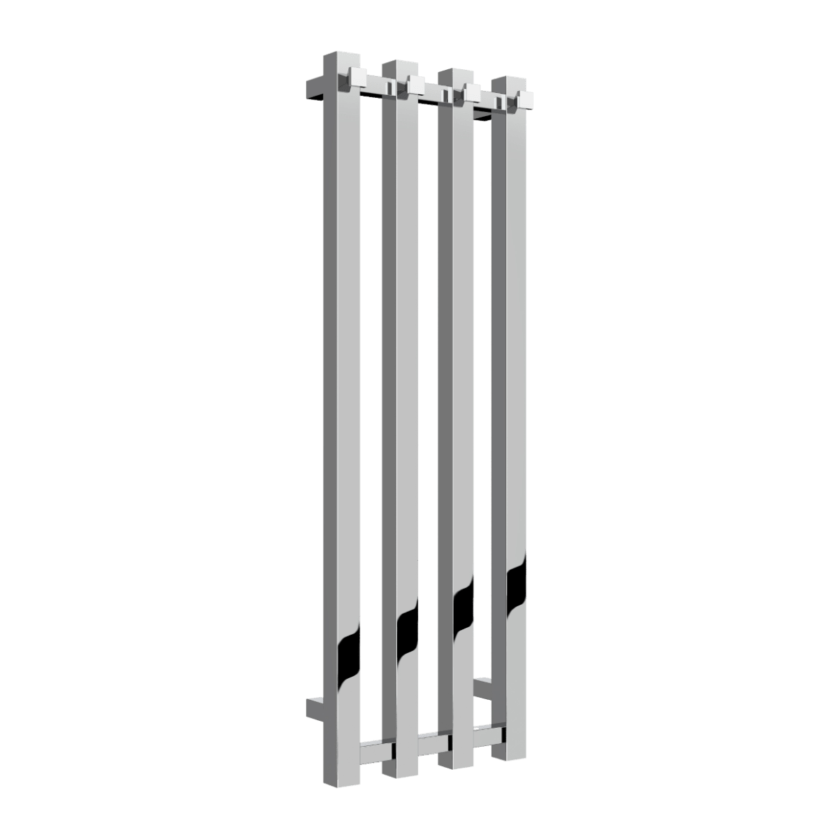 Reina Todi Vertical Bar Bathroom Radiator in 1200H x 260W
