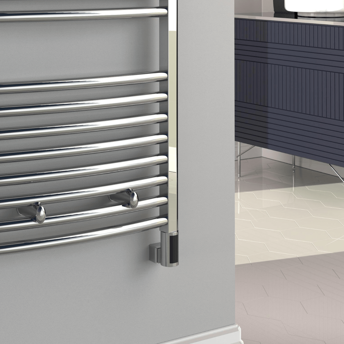 Reina Touch Thermostatic Radiator Element in 300W
