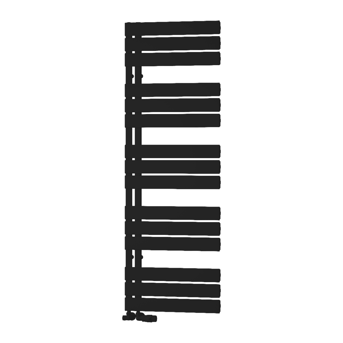 Reina Vada Aluminium Towel Radiator in 870H x 500W