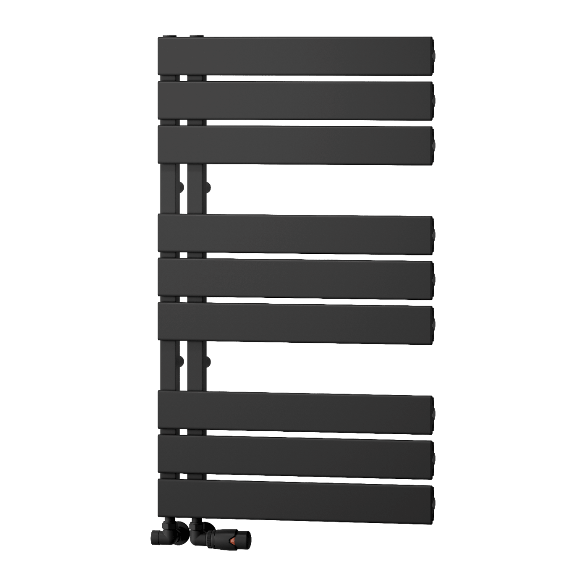Reina Vada Aluminium Towel Radiator in 870H x 500W