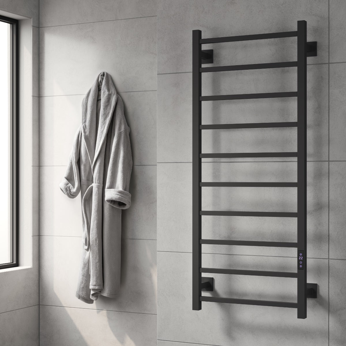 Reina Velino Dry Electric Bathroom Radiator | 3 colours, 2 sizes