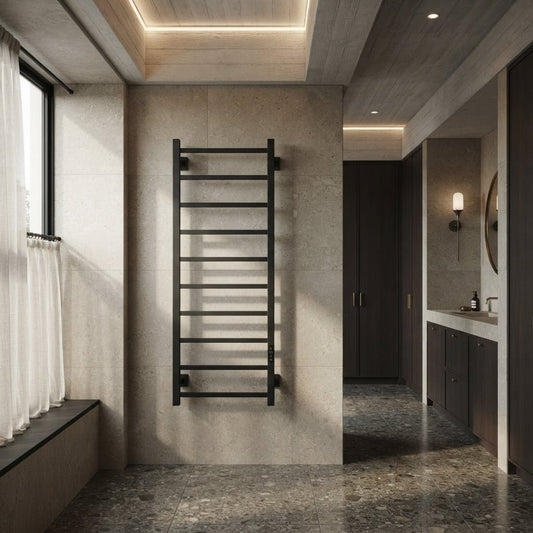 Reina Velino Steel Dry Electric Bathroom Radiator in 800H x 500W
