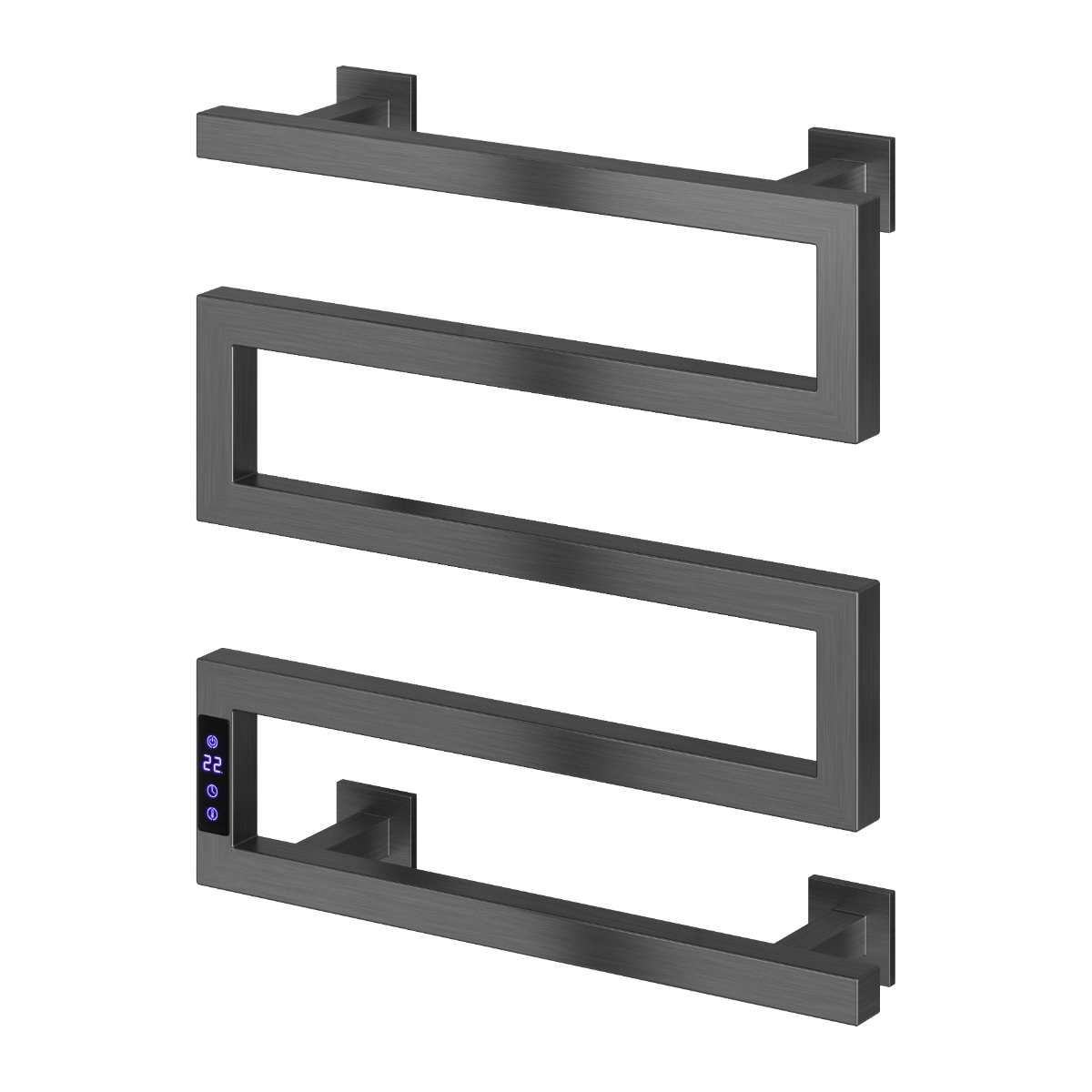 Reina Vispa Sculptural Dry Electric Heated Towel Rail 510H x 500W