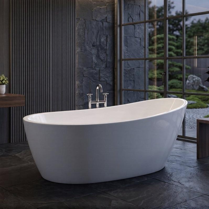 Royce Morgan Bayford Freestanding Bath Tub Compact Double - Ended Style in L1510 x W740 x H700mm