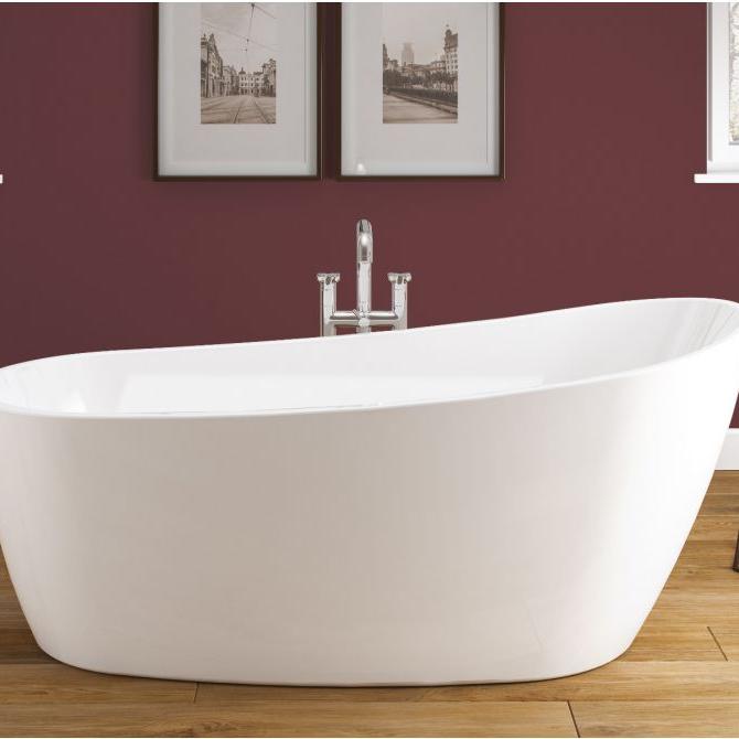 Royce Morgan Bayford Freestanding Bath Tub Compact Double - Ended Style in L1510 x W740 x H700mm
