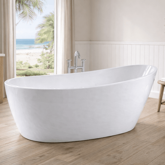 Royce Morgan Bayford Freestanding Bath Tub Compact Double - Ended Style in L1510 x W740 x H700mm