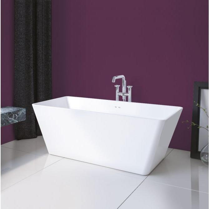 Royce Morgan Blakeney Freestanding Angular Contemporary Bath Tub in L1645 x W720 x H580mm