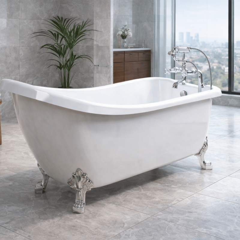 Royce Morgan Chatsworth Freestanding Bath Tub Classic Roll Top Finish in L1530 x W710 x H755