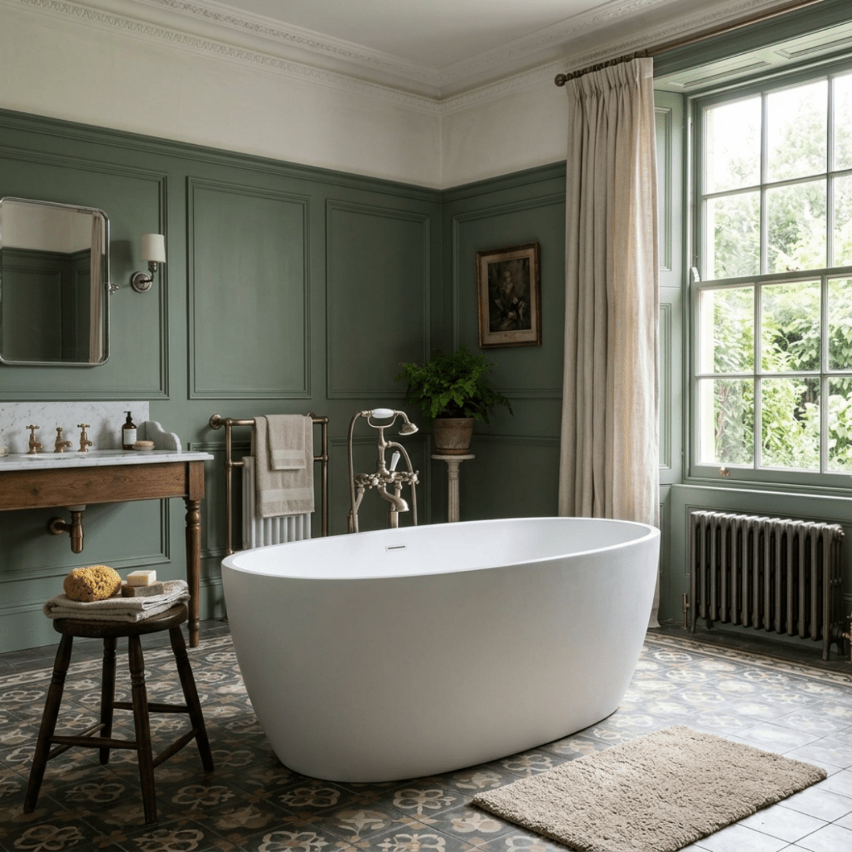 Royce Morgan Darwin Freestanding Bath Tub Compact Oval Shape in L1600 x W800 x H580