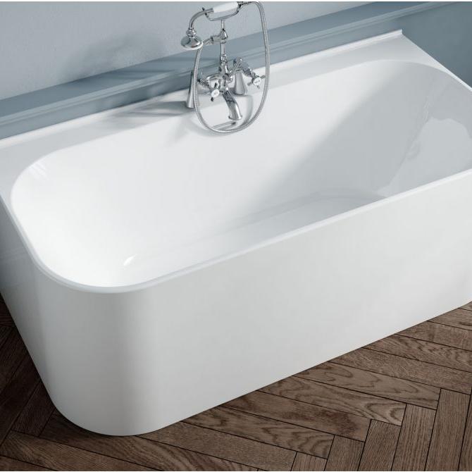 Royce Morgan Jasper Freestanding Bath Tub Compact Modern Design in L1600 x W800 x H580mm