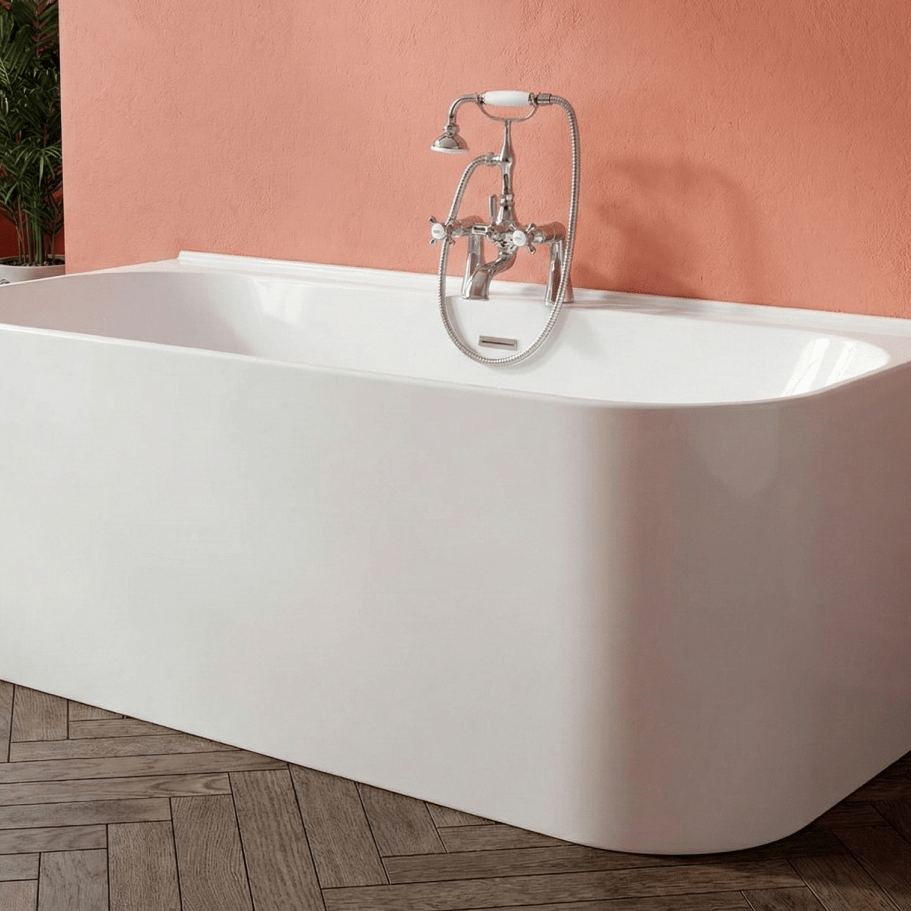 Royce Morgan Jasper Whirlpool Freestanding Bath Tub Luxury Spa System in L1600 x W800 x H580mm