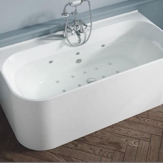 Royce Morgan Jasper Whirlpool Freestanding Bath Tub Luxury Spa System in L1600 x W800 x H580mm