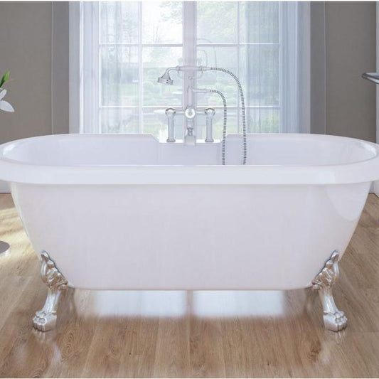Royce Morgan Kensington Freestanding Bath Tub Classic Roll Top Design in L1695 x W740 x H610