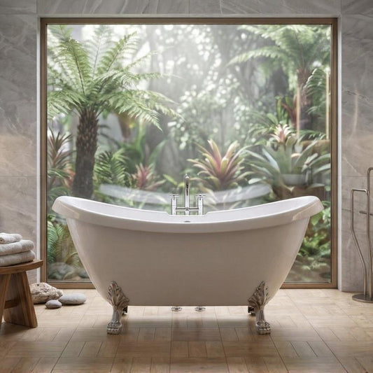 Royce Morgan Melrose Freestanding Bath Tub Slipper Style With Feet in L1700 x W700 x H700mm