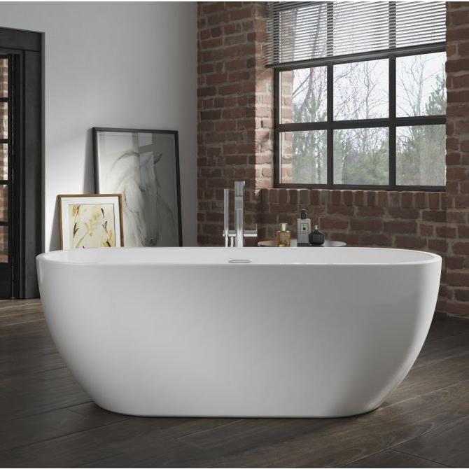 Royce Morgan Onyx Freestanding Bath Tub Deep Soaking Design in L1700 x W670 x H600mm