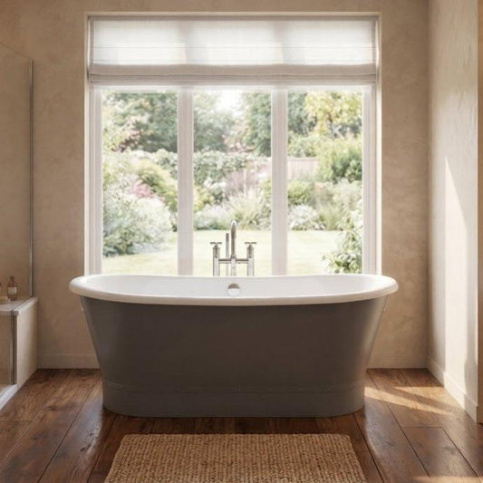 Royce Morgan Portland Freestanding Bath Tub Contemporary Deep Soaking Design in L1710 x W690 x H680mm