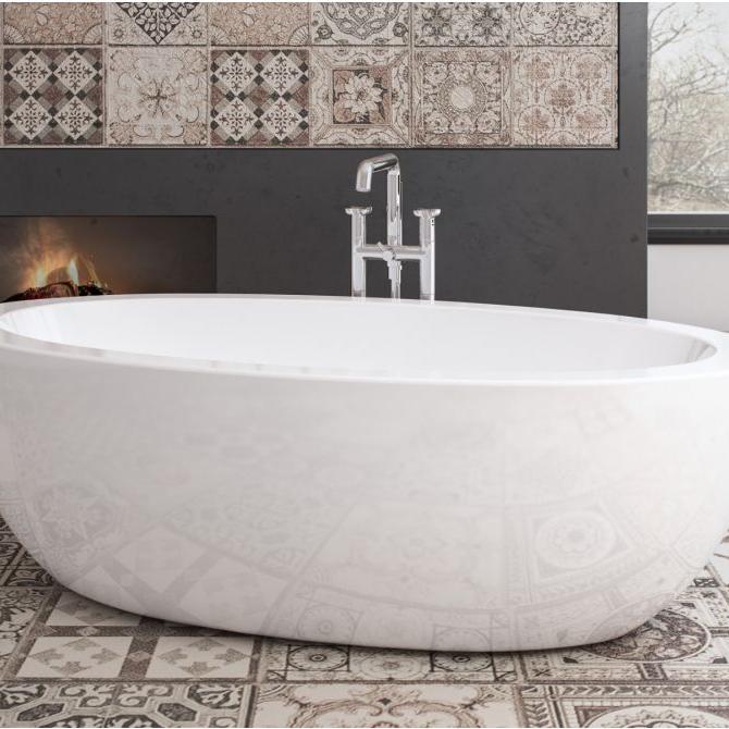 Royce Morgan Westminster Freestanding Bath Tub Elegant Oval Design in L1490 x W850 x H580mm