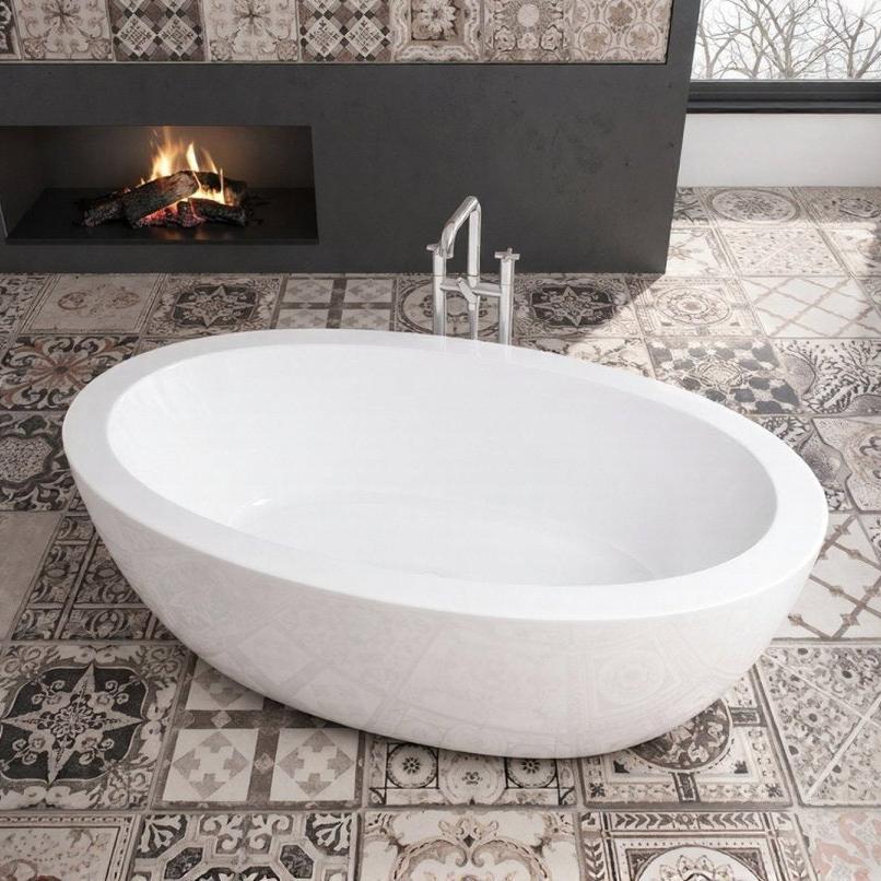 Royce Morgan Westminster Freestanding Bath Tub Elegant Oval Design in L1490 x W850 x H580mm