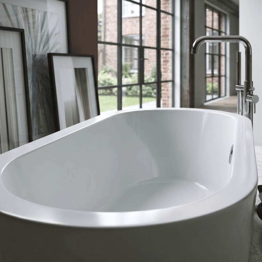 Royce Morgan Woburn Freestanding Bath Tub Classic Oval Design in L1490 x W790 x H590mm