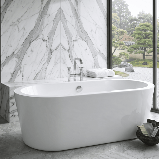 Royce Morgan Woburn Freestanding Bath Tub Classic Oval Design in L1490 x W790 x H590mm