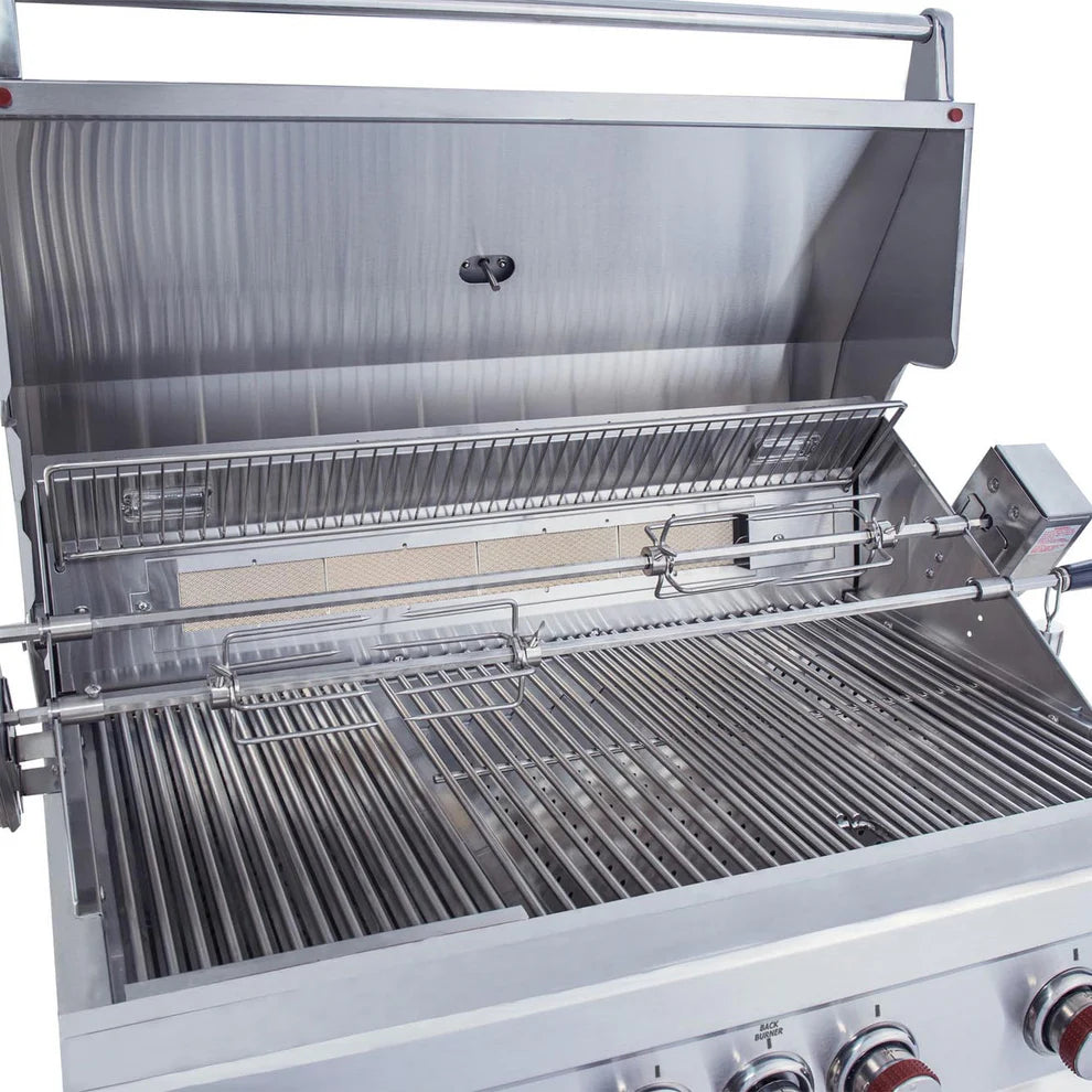 Sunstone Outdoor Kitchens Ruby Series Built In 4 Burner Gas Grill with Infrared Technology
