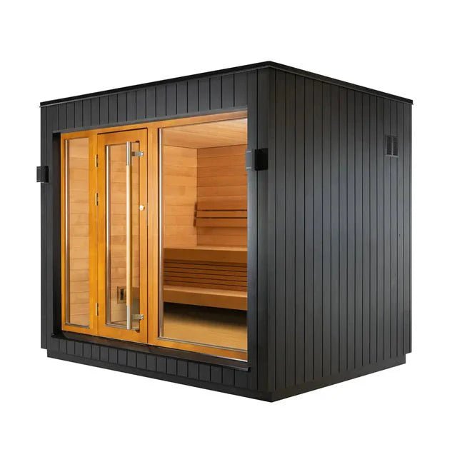 Saunum AirCube One Ready Made Nordic Outdoor Sauna (5 Seater) in
