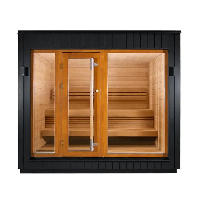 Saunum AirCube One Ready Made Nordic Outdoor Sauna (5 Seater) in