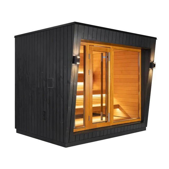 Saunum AirCube Space Ready Made Nordic Outdoor Sauna (5 Seater) in