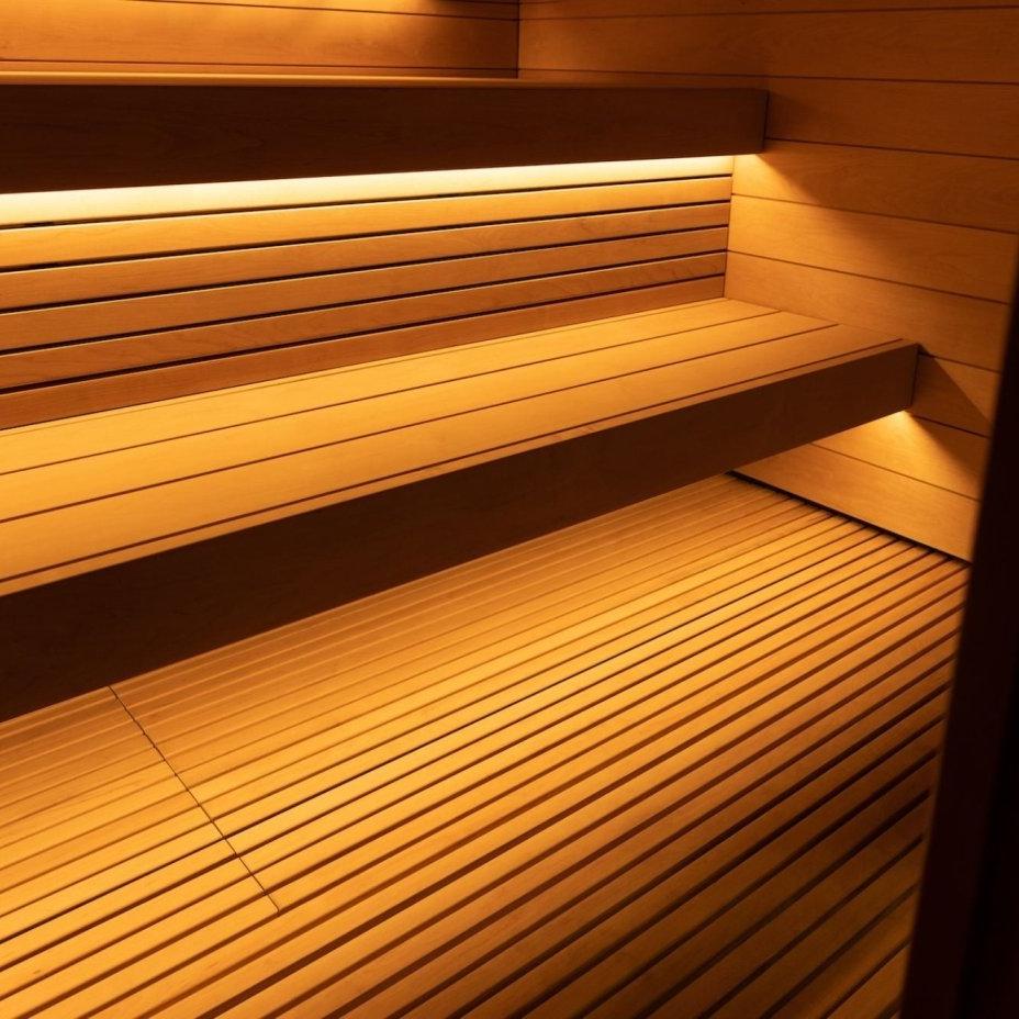 Saunum AirCube Terrace Ready Made Nordic Outdoor Sauna (4 Seater) in