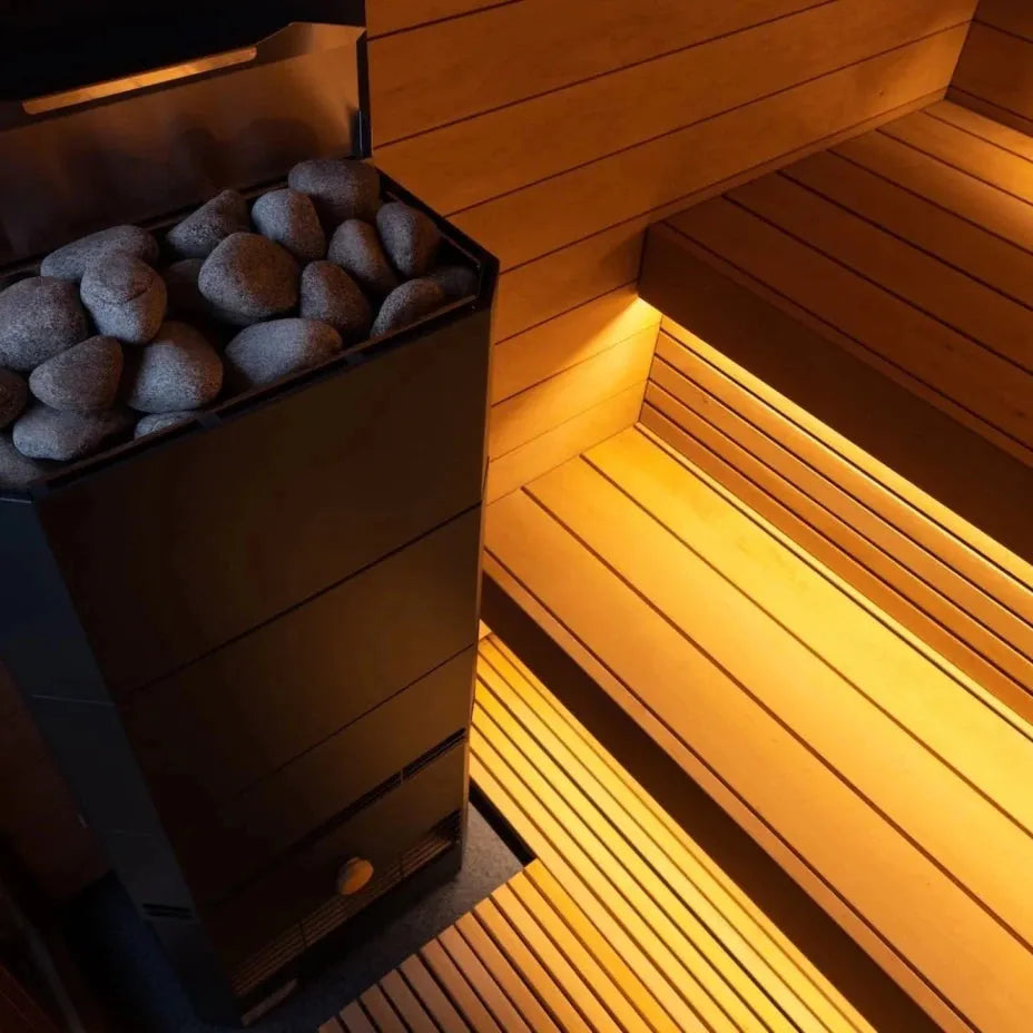 Saunum AirCube Terrace Ready Made Nordic Outdoor Sauna (4 Seater) in