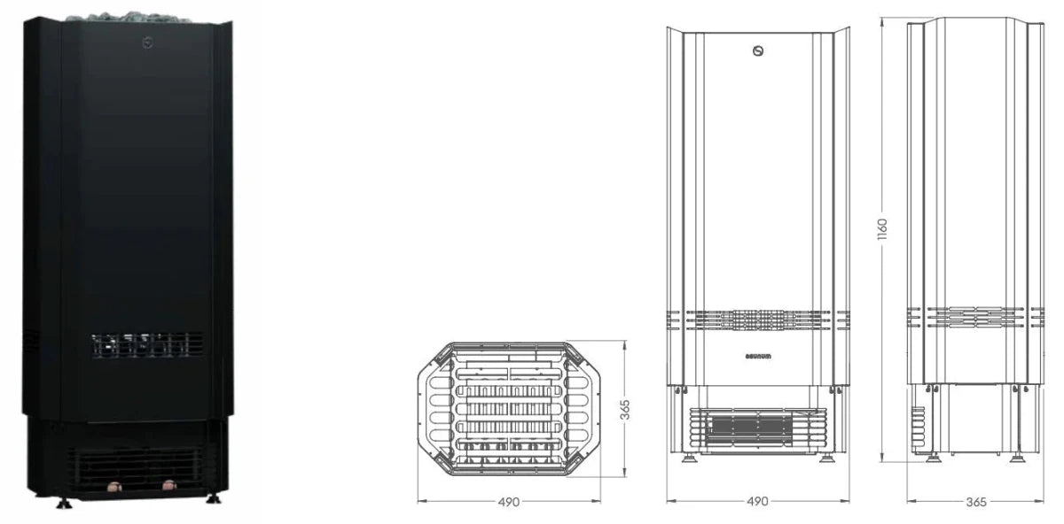 Saunum Award Winning Spa Session Sauna Heater in 6 Kw (+£0)