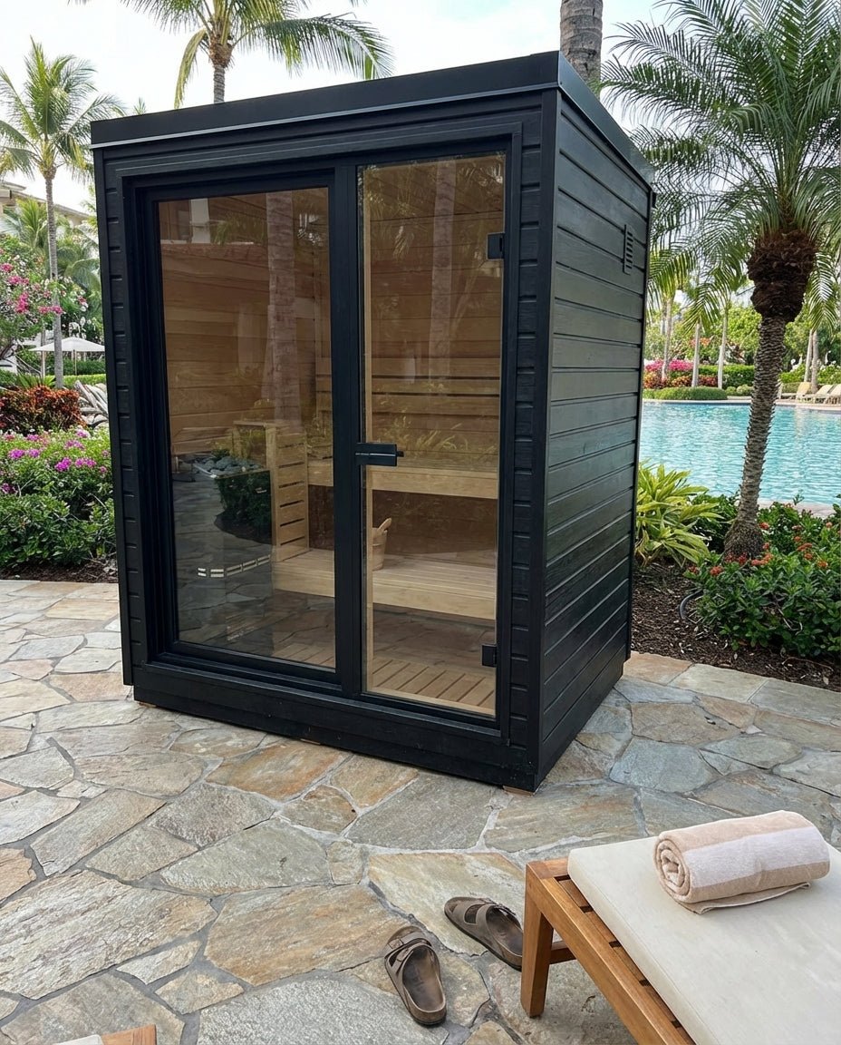 Saunum Classic Mini - Mini Ready Made Nordic Outdoor Sauna (2 - 3 Person) in