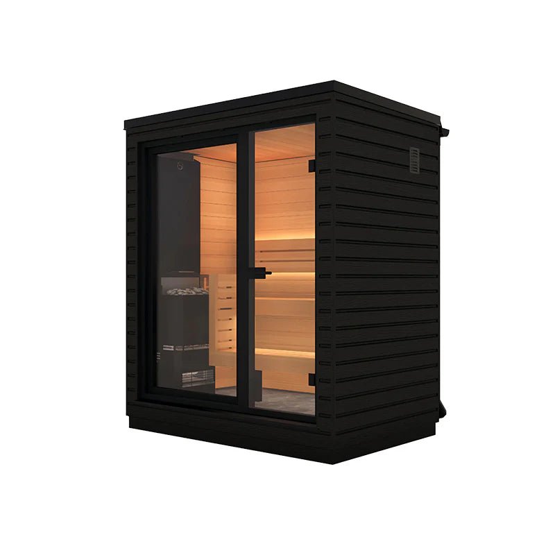 Saunum Classic Mini - Mini Ready Made Nordic Outdoor Sauna (2 - 3 Person) in