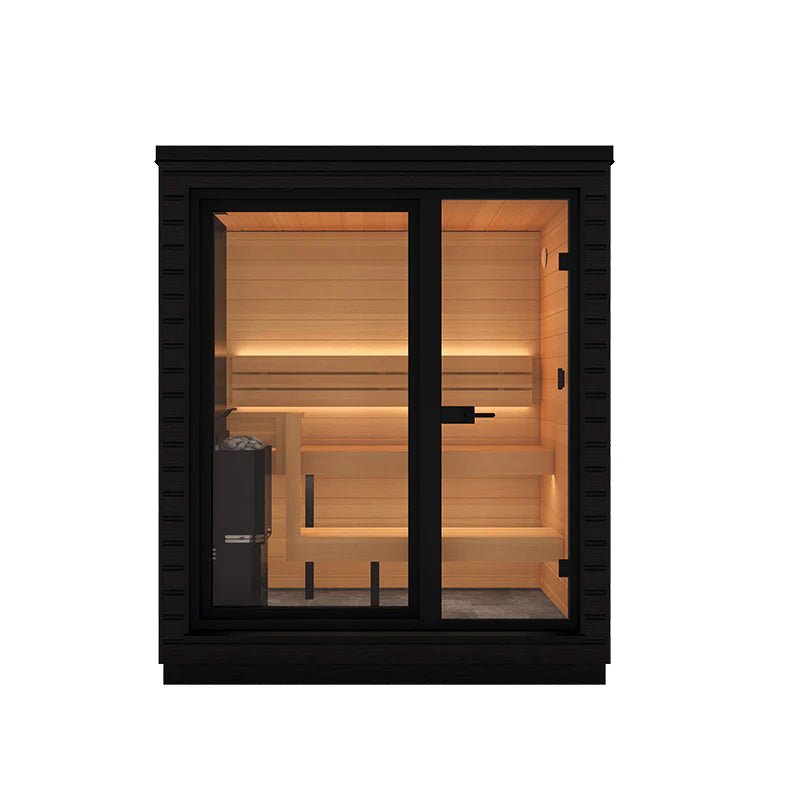 Saunum Classic Mini - Mini Ready Made Nordic Outdoor Sauna (2 - 3 Person) in