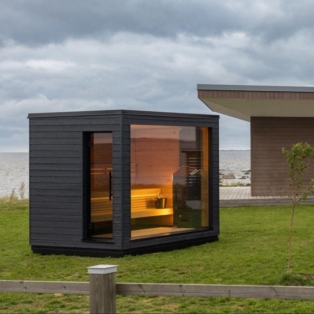 Saunum Classic Ready Made Nordic Outdoor Sauna (4 Seater) in