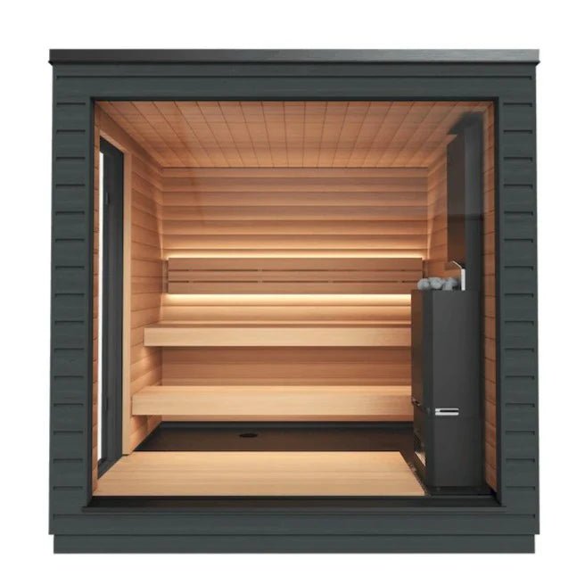 Saunum Classic Ready Made Nordic Outdoor Sauna (4 Seater) in
