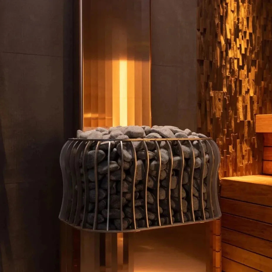 Saunum Luxury Sauna Heater with Contactor Box in Anthracite