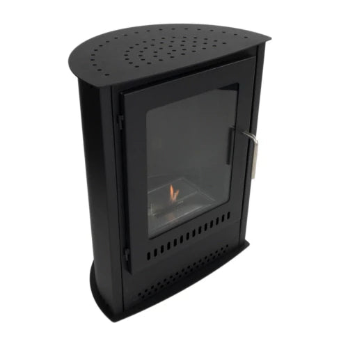 ScandiFlames Carson Freestanding Bioethanol Fireplace in 61.5H x 48W x 30D cm